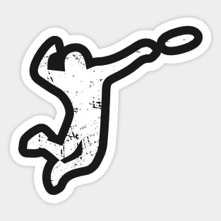 Ultimate Frisbee Player Sticker